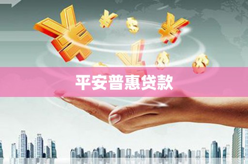 汝阳平安普惠贷款