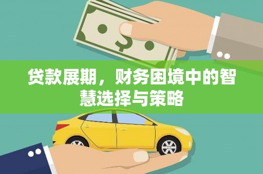汝阳贷款展期，财务困境中的智慧选择与策略
