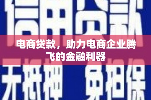 汝阳电商贷款，助力电商企业腾飞的金融利器