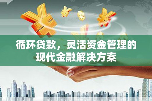汝阳循环贷款，灵活资金管理的现代金融解决方案