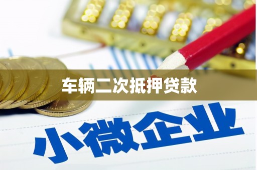 汝阳车辆二次抵押贷款
