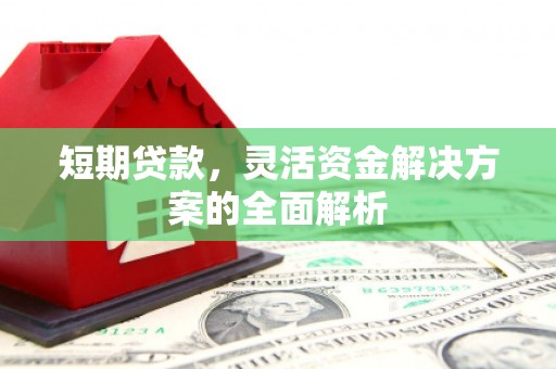 汝阳短期贷款，灵活资金解决方案的全面解析
