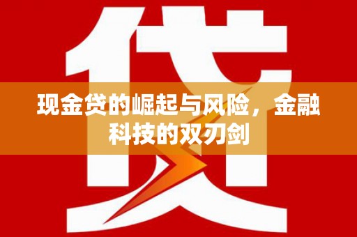 汝阳现金贷的崛起与风险，金融科技的双刃剑