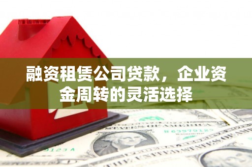 汝阳融资租赁公司贷款，企业资金周转的灵活选择