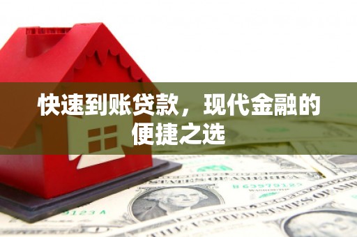 汝阳快速到账贷款，现代金融的便捷之选