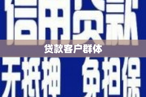 汝阳贷款客户群体