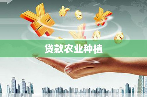 汝阳贷款农业种植