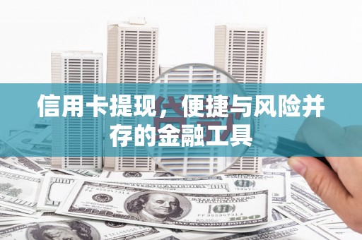 汝阳信用卡提现，便捷与风险并存的金融工具