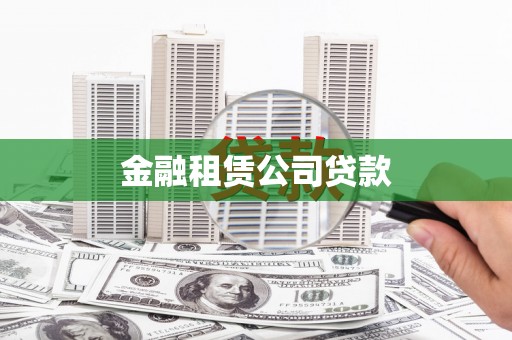 汝阳金融租赁公司贷款