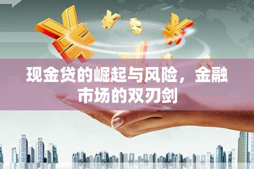 汝阳现金贷的崛起与风险，金融市场的双刃剑