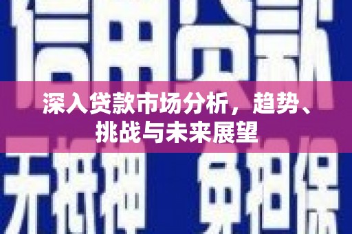 汝阳深入贷款市场分析，趋势、挑战与未来展望