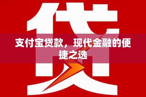 汝阳支付宝贷款，现代金融的便捷之选
