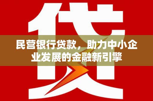 汝阳民营银行贷款，助力中小企业发展的金融新引擎