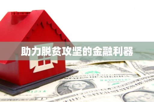 汝阳助力脱贫攻坚的金融利器